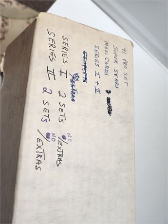 Box Of Super Stars Music Cards