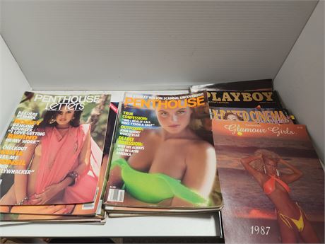 Playboy & Penthouse Magazines