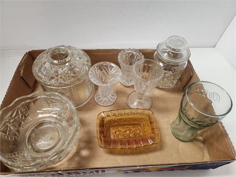 Lot Of Glassware