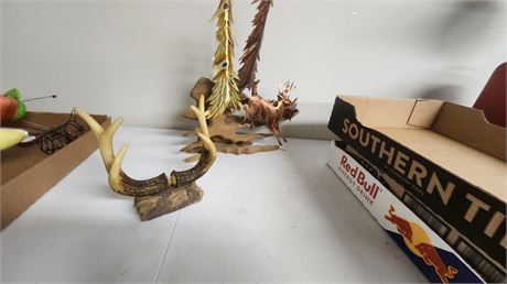 Small Mounted deer Antlers