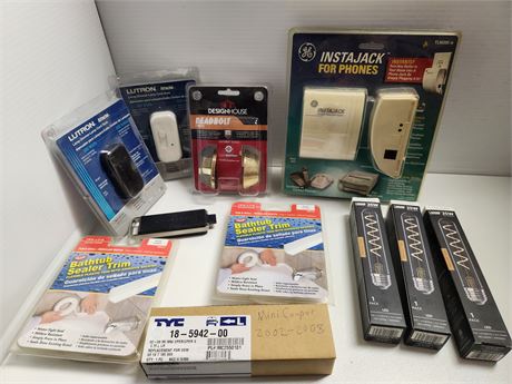 Light bulbs, remote controls, & misc.