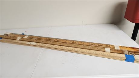 Lot Of Yard Sticks