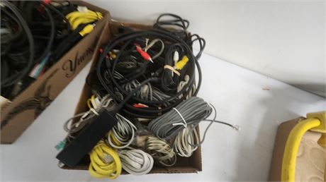Lot Of Various Cables