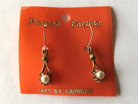Labeled 14KT. G.F. Earwires (#1)