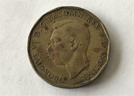 1943 Great Britain/U.K. 3 Pence