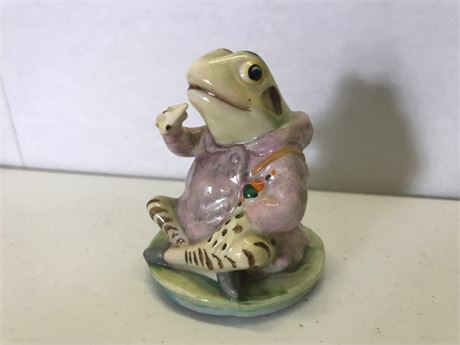 1989 Royal Albert Beatrix Potter Frog Figurine