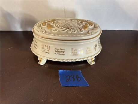 Collectible  "Twelve Days of Christmas" Music Box, Lenox