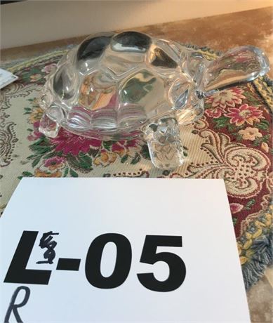 Clear Glass Turtle