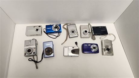 Lot Of Various Cameras