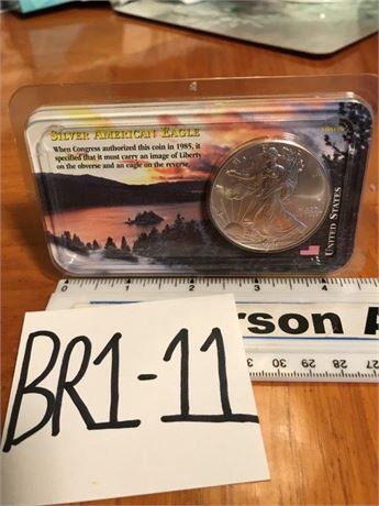 2001 Silver American Eagle
