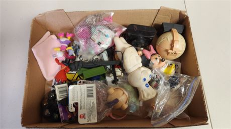 Hot Shot Marbles & Mini Metal License Plates & Miscellaneous Items