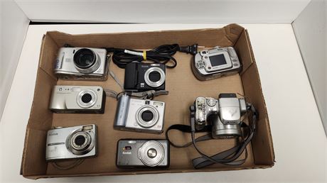Lot Of Various Cameras