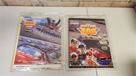 2 Nascar Programs. One Has A Collectable Pin Included