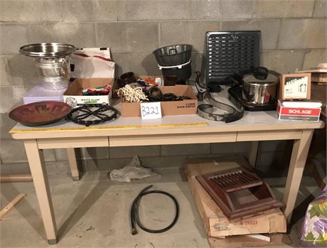Metal Table, Metal Misc. & Misc.