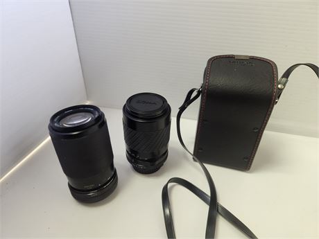 2 Camera Lens and case