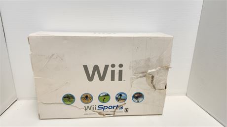 WII System With 2 Controllers & Cords & Box NOT TESTED