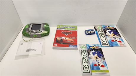 Leapster Handheld Game With Games. NOT TESTED