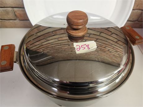 Electric Pan & Porcelain Tray