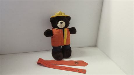 Smokey The Bear Plush Toy & Child Tie
