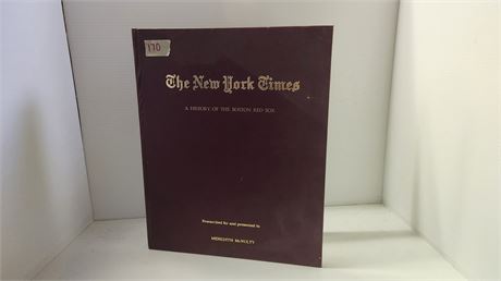 New York Times The History Of The Boston Red Socks Book