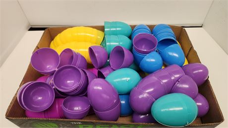 Lot Of Plastic Easter Eggs