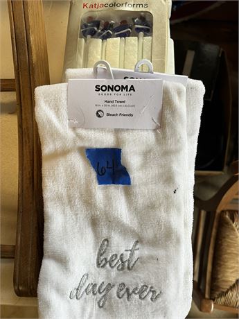 Home Towels, Glass Stirrers
