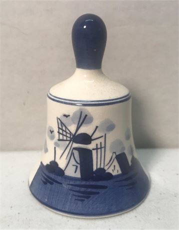 Delft Blue Handpainted Bell