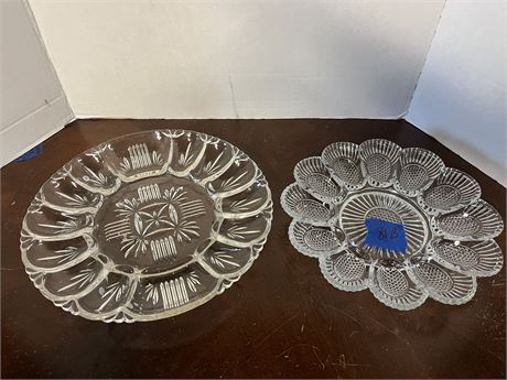 Glass Deviled Dish