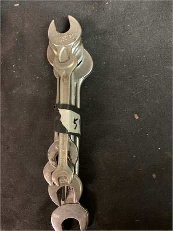 5 piece open end wrench set
