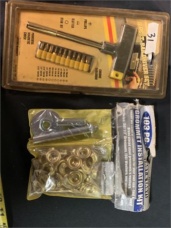 11 pc T Bar Driver Set & Grommet installation Kit