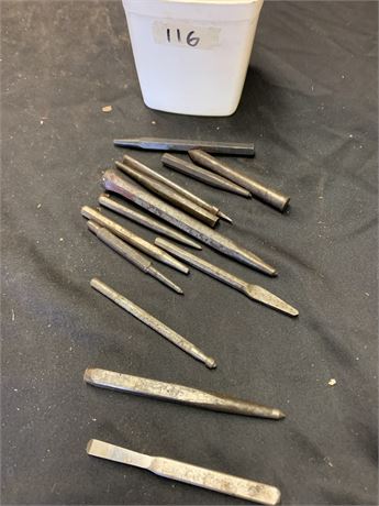 13 Piece Center Punch Tool Lot