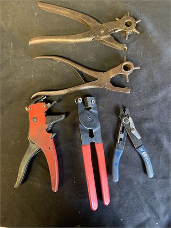 5 Piece Plier Tool Lot