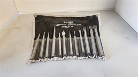 12 Piece Punch & Chisel Set