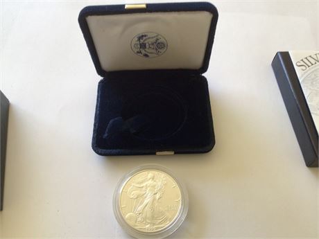 1999 American Silver Eagle     99.9 % Silver
