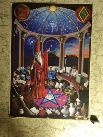 Unique Wizard Poster - 39” X 27”