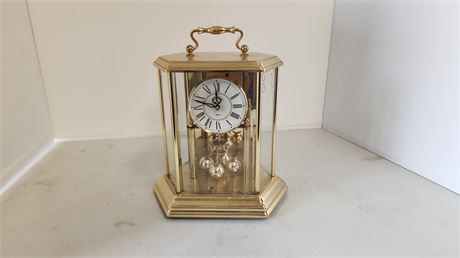 Bulova Mantle Quartz Clock. NOT TESTED