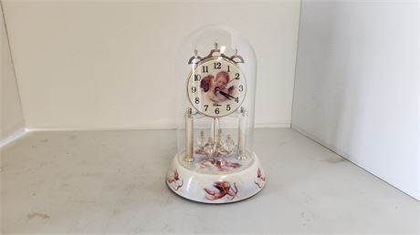 Walham Angel Mantle Clock. NOT TESTED