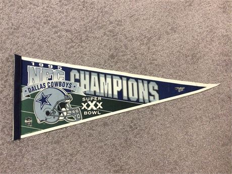 1995 Dallas Cowboy NFC Championship Game Banner