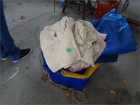 Tarps, Moving Blankets, Ect