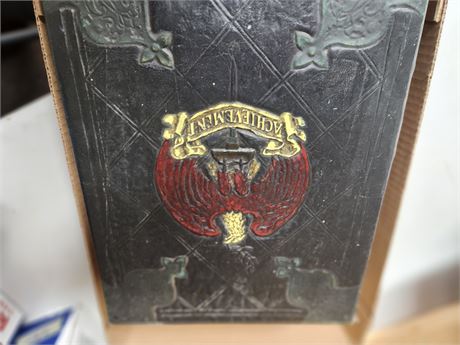 Achievement book about photo engraving