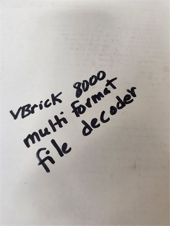 Vbrick 8000