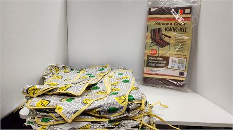 Vintage Vinyl Seat Cushions & Renew A Chair Kwik- Kit