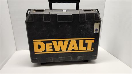 Empty Dewalt Tool Case