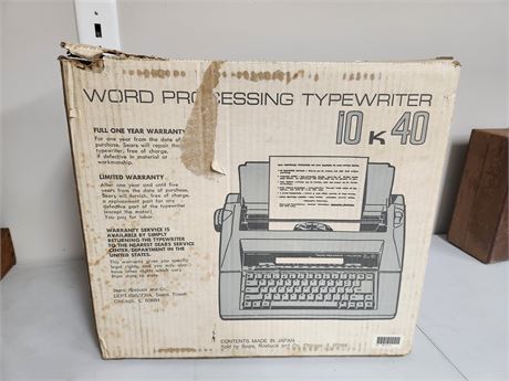 Sears Electric Typewriter