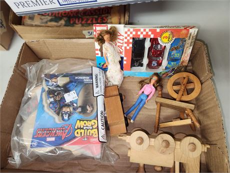 Lot of vintage toys