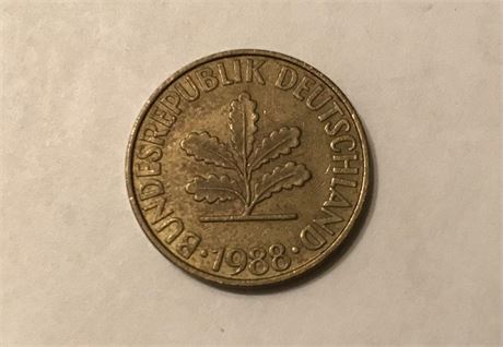 1988 Germany 10 Pfennig