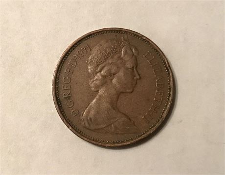 1971 British 2 New Pence