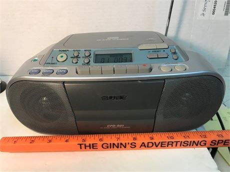 Sony CFD-S01 CD/Cassette/Radio