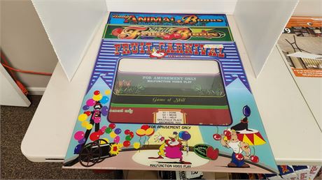 Vintage Skill game Piece With Graphics