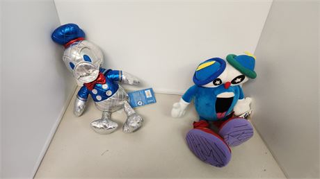 Build A Bear Olympic Mascot & Donald Duck Plush Toy